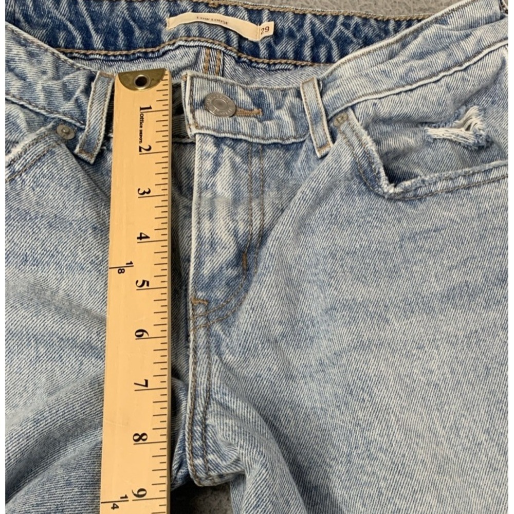 Levi's Light Blue High Rise Wide Leg Jeans - Picture 3 of 11